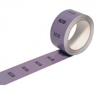 50MMX33M ACID CSŐHÁLÓZAT JELÖLŐ SZALAG