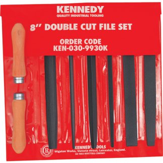 8" KETTŐS VÁGATÚ MŰHELYRESZELŐ KÉSZLET 8 DB-OS