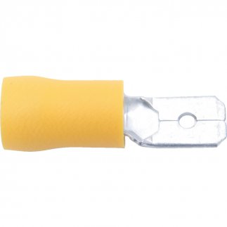 6.30MM KÁBELSARU LAPOS 'APA' CSATLAKOZÓVAL SÁRGA (100 DB/CS)