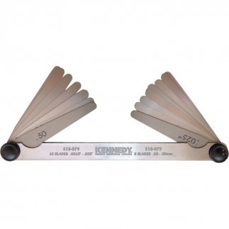 3" 18 PENGÉS METRIKUS/INCHES HÉZAGMÉRŐ KÉSZLET