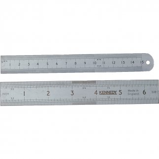 150MM/6" FLEXIBILIS ROZSDAMENTES VONALZÓ LEKEREKÍTETT VÉGGEL