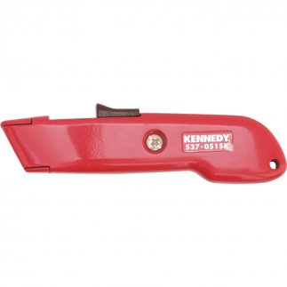 TRIMMELŐKÉS AUTOMATIKUSAN VISSZAHÚZÓDÓ PENGÉVEL
