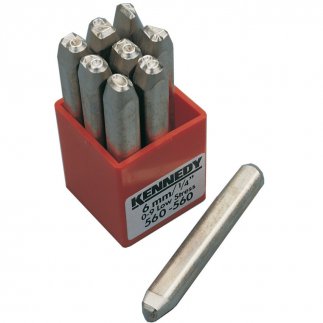 6.0MM SZÁMBEÜTŐ KÉSZLET TÖRÉKENY ANYAGOKHOZ (9 DB-OS)