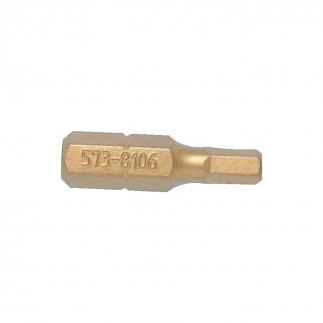 4.0MMX25MM HATSZÖG TITÁN CSAVARHÚZÓ BIT 1/4" HATSZÖG ILLESZTÉSSEL