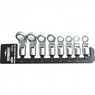 13-24MM DÖNTHETŐ VÉGCSATLAKOZÓS CSAVARKULCSFEJEK SET 1/2" S/D 8-PCE