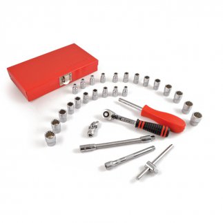MINI METRIKUS/AF DUGÓKULCS KÉSZLET 1/4" MEGHAJTÓVAL 29 DB-OS