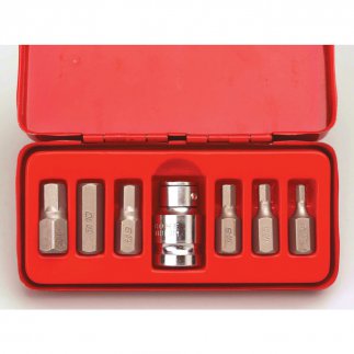 HATSZÖG BIT KÉSZLET 1/2" MEGHAJTÓVAL 7 DB-OS