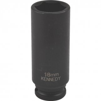 18MM HOSSZÚ ERŐSÍTETT DUGÓKULCS 3/8" MEGHAJTÓVAL