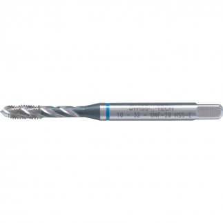 1/4"X28 UNF KÉK GYŰRŰS HSS-EV CSAVART HORNYÚ GÉPI MENETFÚRÓ