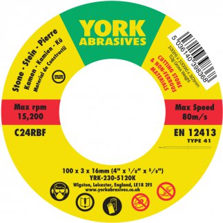100X3X16  C24RBF LAPOS VÁGÓKORONG T41