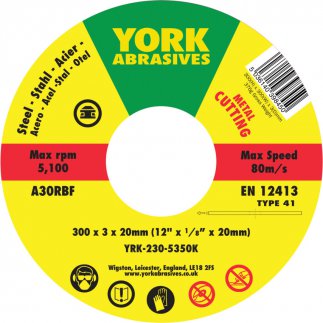 300X3X20MM A30RBF LAPOS VÁGÓKORONG T41