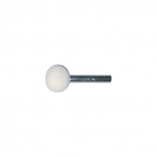 12.70MM GÖMBVÉGŰ POLÍROZÓFILC 3MM SZÁRRAL